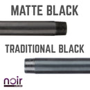 1 in. x 30 in. Prefinished Matte Black Pipe