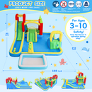 11-in-1 Inflatable Slide Water Park for Kids by HouseOfZazla