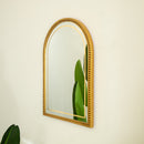 20'' Avri Mirror in Golden Beaded Retro Style