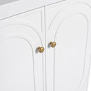 Modern Freestanding Bathroom Vanity With Soft Close Cabinet Doors by HouseOfZazla