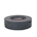 Modern Lightweight Concrete Outdoor Circular Fire Pit 50,000 BTU by HouseOfZazla