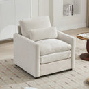 Cozy Upholstered Cushion Armchair For Living Room by Unique Piece Furniture