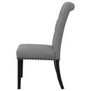 Tufted Rolled Backrest Side Chairs (Set of 2) by HouseOfZazla