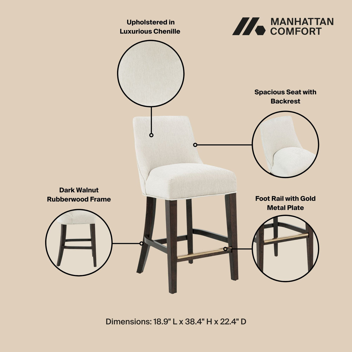 Beever - Counter Stool, photo 6 of 18
