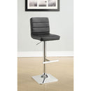 Adjustable Tufted Bar Stool (Set of 2) - Black by HouseOfZazla