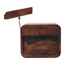 Solid Wood Mini Curved California Nightstand