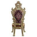 Bernadette - Side Chair (Set of 2) - Pattern Fabric & Gold