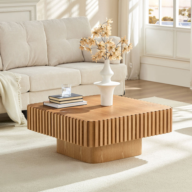 Modern Handcraft Drum Coffee Table, photo 5 of 10