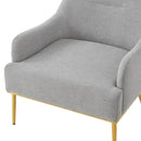 Modern Elegance Accent Chair With Curved Backrest by HouseOfZazla