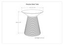 Sheridan - Handcrafted Metal Accent Table by HouseOfZazla