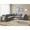 Caylie - Modular 5 Piece Sectional - Charcoal by HouseOfZazla