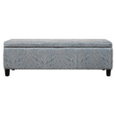 Indoor Jacquard Storage Ottoman Bench by HouseOfZazla
