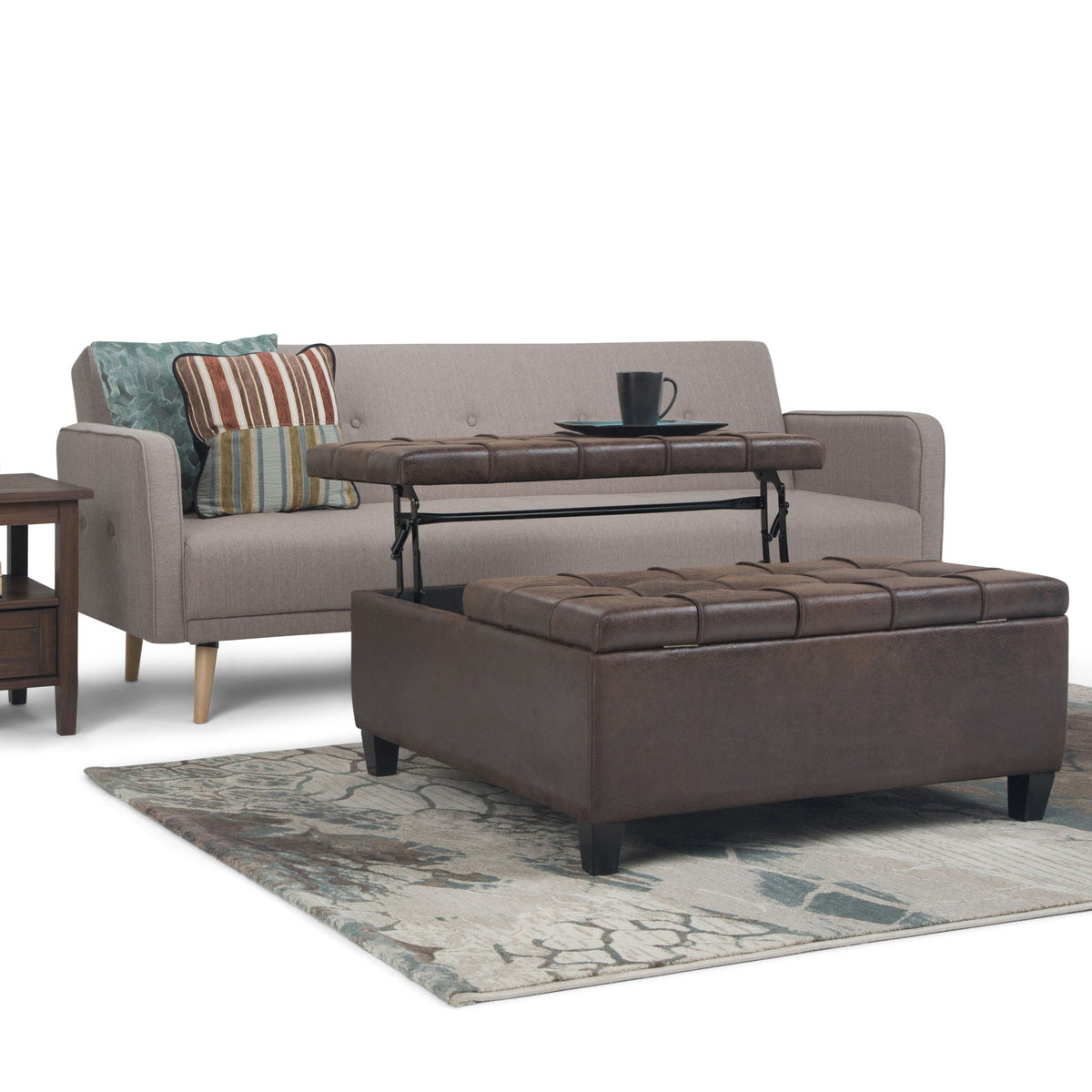 Harrison - Large Coffee Table Storage Ottoman, photo 15 of 40