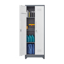 Lockers With Locking Doors, Adjustable Shelves, High Broom Tool Storage Cabinet by HouseOfZazla