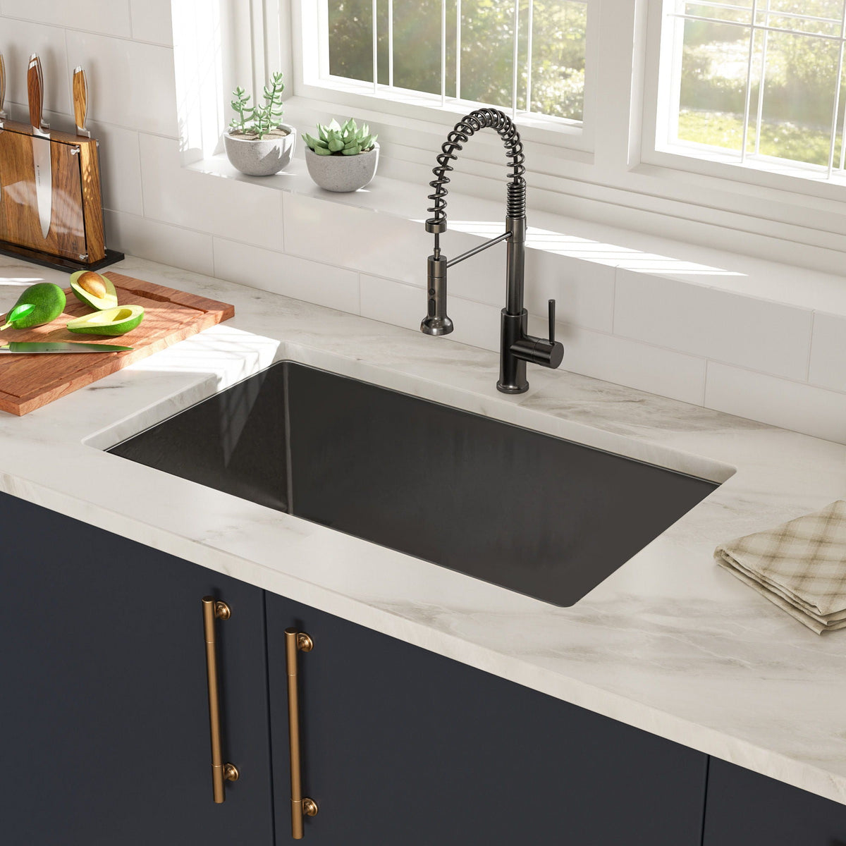 Undermount Kitchen Sink 16 Gauge Single Bowl Stainless Steel, photo 5 of 14