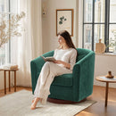 Swivel Accent Chair For Living Room, Sofa Chairs With Base Side For Living Room by Unique Piece Furniture