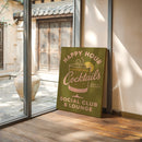 Happy Hour Cocktails Lounge Print