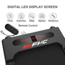 2 in 1 Under Desk Treadmill - 2.5 HP Folding Treadmill for Home, Installation-Free Foldable Treadmill Compact Electric Running Machine, Remote Control & LED Display Walking Running Jogging, Red