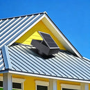 12" Solar Roof Vent Fan, 40W Dual Power Attic Exhaust Fan with Remote & Auto Start by HouseOfZazla