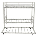 Bunk Bed For Kids, Convertible Frame With Ladders & Guardrail by HouseOfZazla