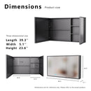 LED Bathroom Medicine Cabinet with Single-Color by HouseOfZazla