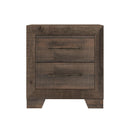 Plinz - 2 Drawer Nightstand - Brown by Unique Piece Furniture