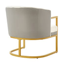 Upholstered Reading Accent Armchair For Living Room