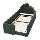 Cute Dinosaur Shaped Bed With Safety Guardrail, Toddler Frame by HouseOfZazla