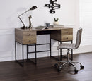 Desirre Writing Desk With USB Port - Oak by HouseOfZazla