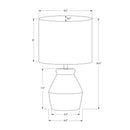 Lighting, Table Lamp Modern - Cream