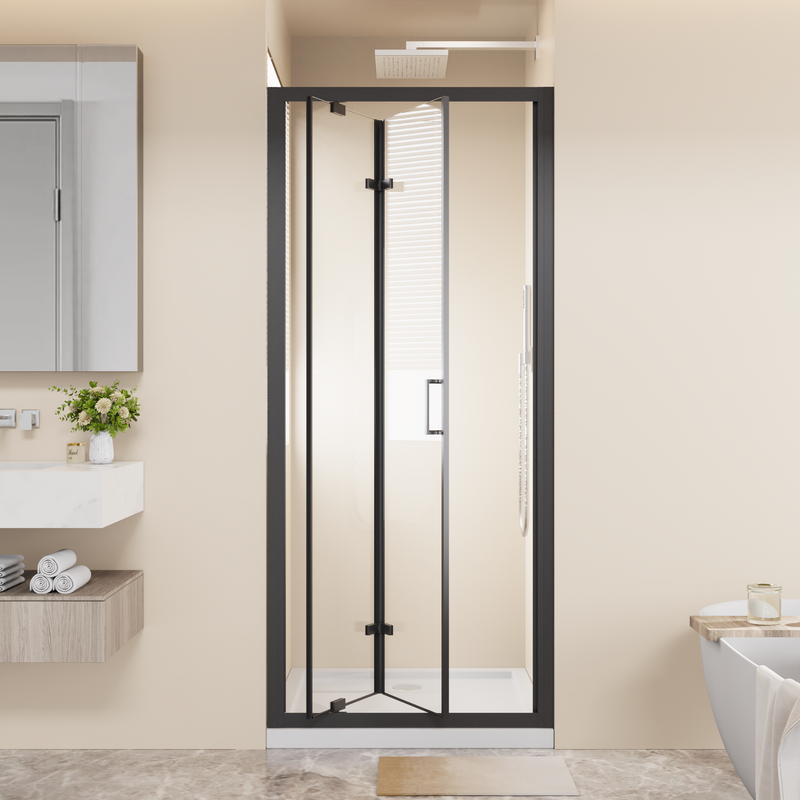 Framed Bi-fold Pivot Shower Door 32"x72", photo 2 of 10