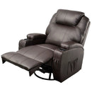 Ergonomic Heated Massage Recliner Sofa Chair Deluxe Lounge Executive w/ Control-brown by LJGDeals