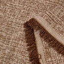 Natural Textured Linen Couch Cover, Breathable & Hypoallergenic Furniture Protector