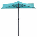 9Ft Patio Bistro Half Round Umbrella by DirectDeals