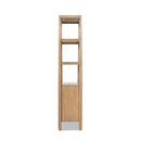 Nolan - Bookcase With Lower Cabinet - Natural by HouseOfZazla
