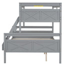 Bunk Bed With Ladder And Safety Guardrail by HouseOfZazla