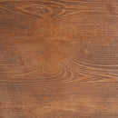 Iris Outdoor Patio Three-Legged Wood-Grain Side Table