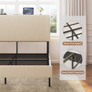 Platform Bed With Metal Frame And Charging Station by Unique Piece Furniture