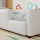 Platform Bed With Guardrail And Charging Station by HouseOfZazla