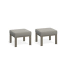 All-Weather Patio Ottomans With Thick Cushions (Set of 2) by HouseOfZazla