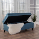 Juliana Storage Ottoman With Birch Legs by HouseOfZazla