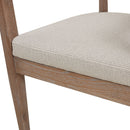 Americana - Mid-Century Modern Cane Back Dining Chair Textured Weave - Taupe Beige by HouseOfZazla