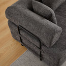Convertible Sleeper Sofa Bed With Cylindrical Pillow by HouseOfZazla