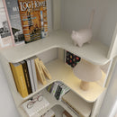6-Tier L-Shaped Corner Bookshelf with Anti-Tip Safety Kit