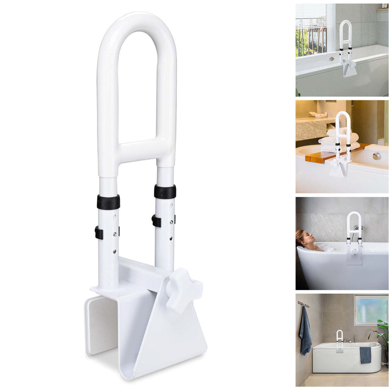 Yescom Bathroom Bathtub Grab Bar Shower Safety Handrail Adjustable