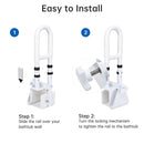 Yescom Bathroom Bathtub Grab Bar Shower Safety Handrail Adjustable