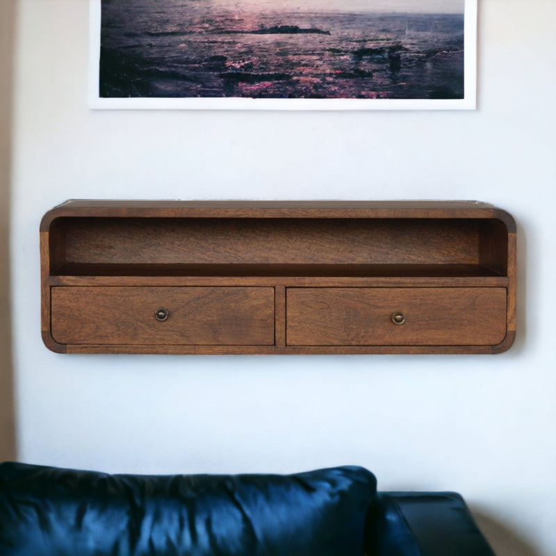 Floating Open Console - Chestnut, photo 3 of 7