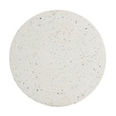 Terrazzo Outdoor Side Table - White by HouseOfZazla