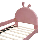 Upholstered Daybed With Rabbit Ear Shaped Headboard by HouseOfZazla