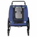 2-in-1 Bike Trailer & Pet Stroller for Dogs up to 100lbs by HouseOfZazla
